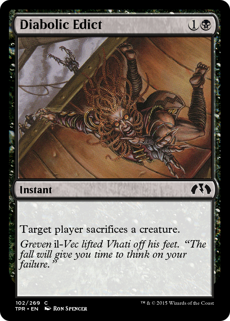 Diabolic Edict  [Tempest Remastered] Foil