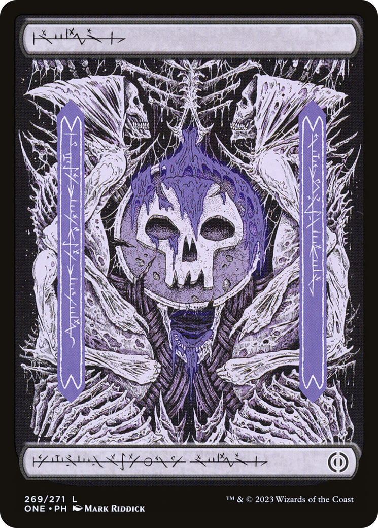 Swamp (269) (Phyrexian) [Phyrexia: All Will Be One] Foil