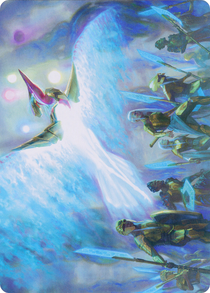 Otharri, Suns' Glory // Otharri, Suns' Glory  [Phyrexia: All Will Be One Art Series] (Borderless)
