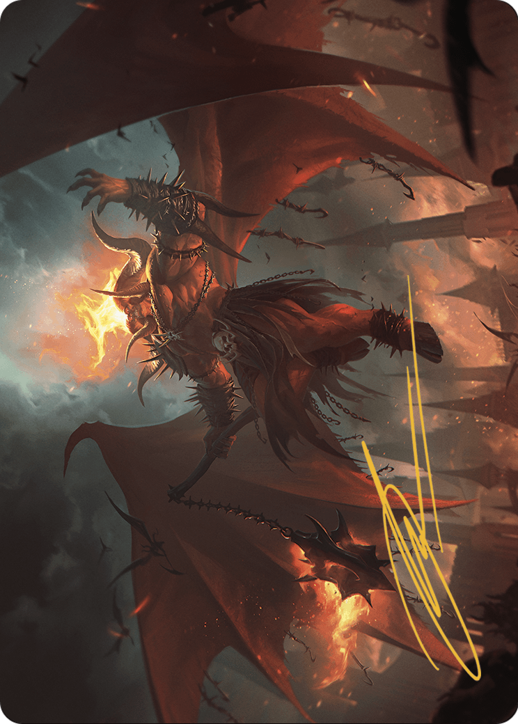 Rakdos, Patron of Chaos // Rakdos, Patron of Chaos  [Murders at Karlov Manor Art Series] (Borderless) Foil