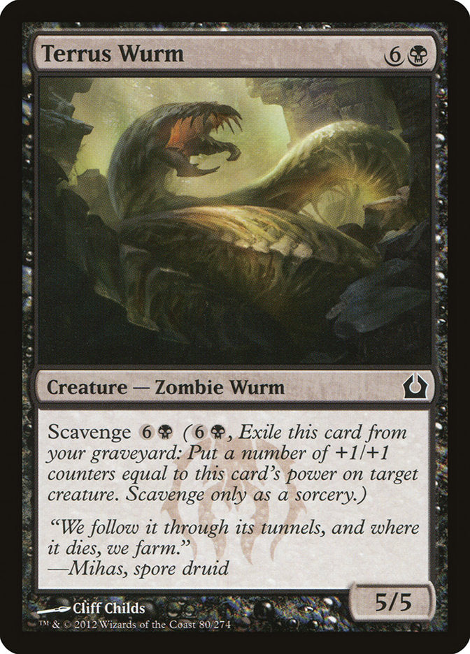 Terrus Wurm [Return to Ravnica] Foil