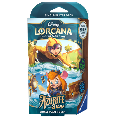 Disney Lorcana TCG Azurite Sea Starter Deck - Emerald & Sapphire