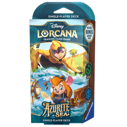 Disney Lorcana TCG Azurite Sea Starter Deck - Emerald & Sapphire