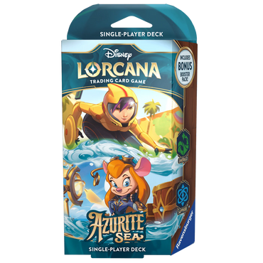 Disney Lorcana TCG Azurite Sea Starter Deck - Emerald & Sapphire