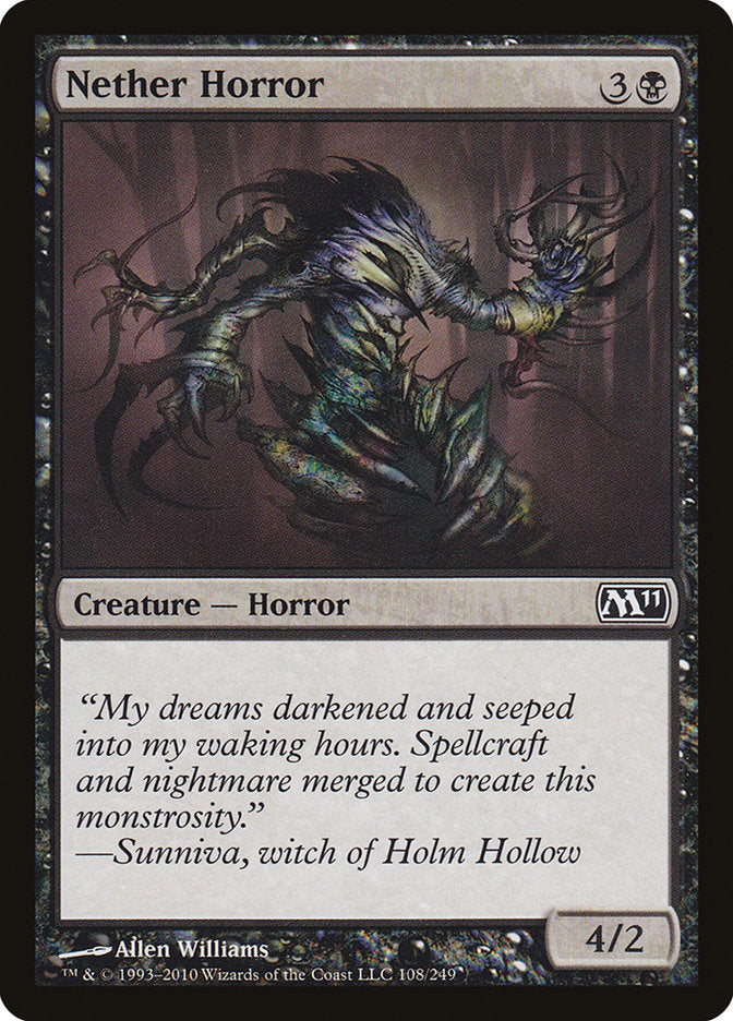 Nether Horror [Magic 2011] Foil