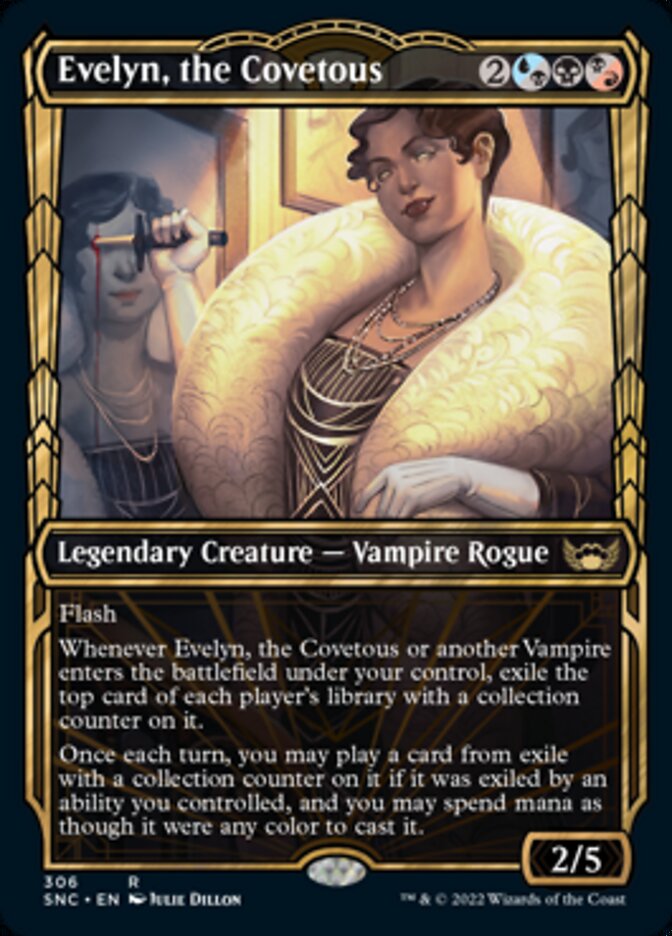 Evelyn, the Covetous (Showcase Golden Age) [Streets of New Capenna] Foil