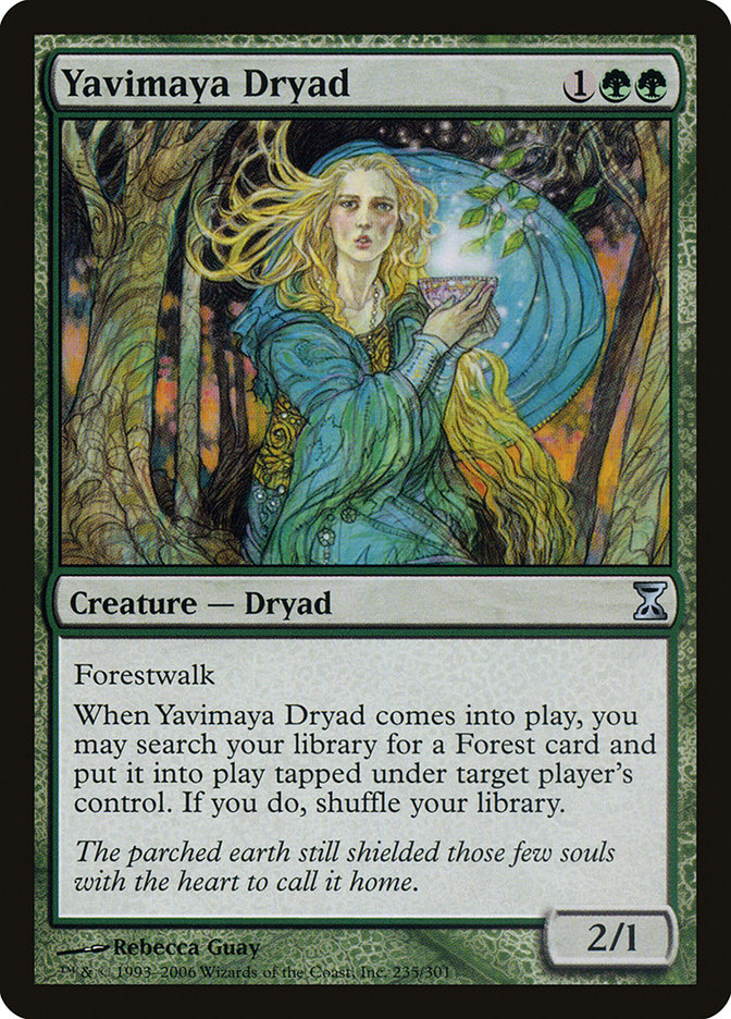 Yavimaya Dryad [Time Spiral] Foil