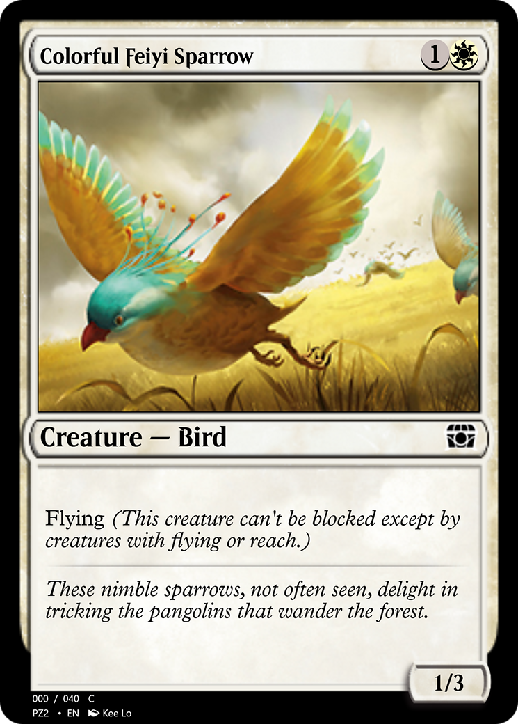 Colorful Feiyi Sparrow  [Treasure Chest]