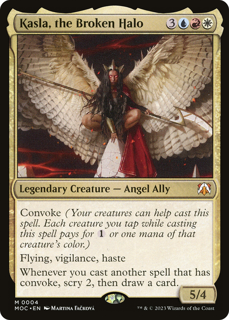 Kasla, the Broken Halo [March of the Machine Commander] Foil