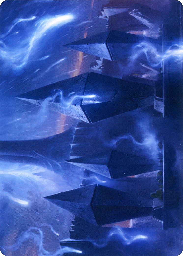 Sea Gate Restoration // Sea Gate Restoration  [Zendikar Rising Art Series] (Borderless) Foil