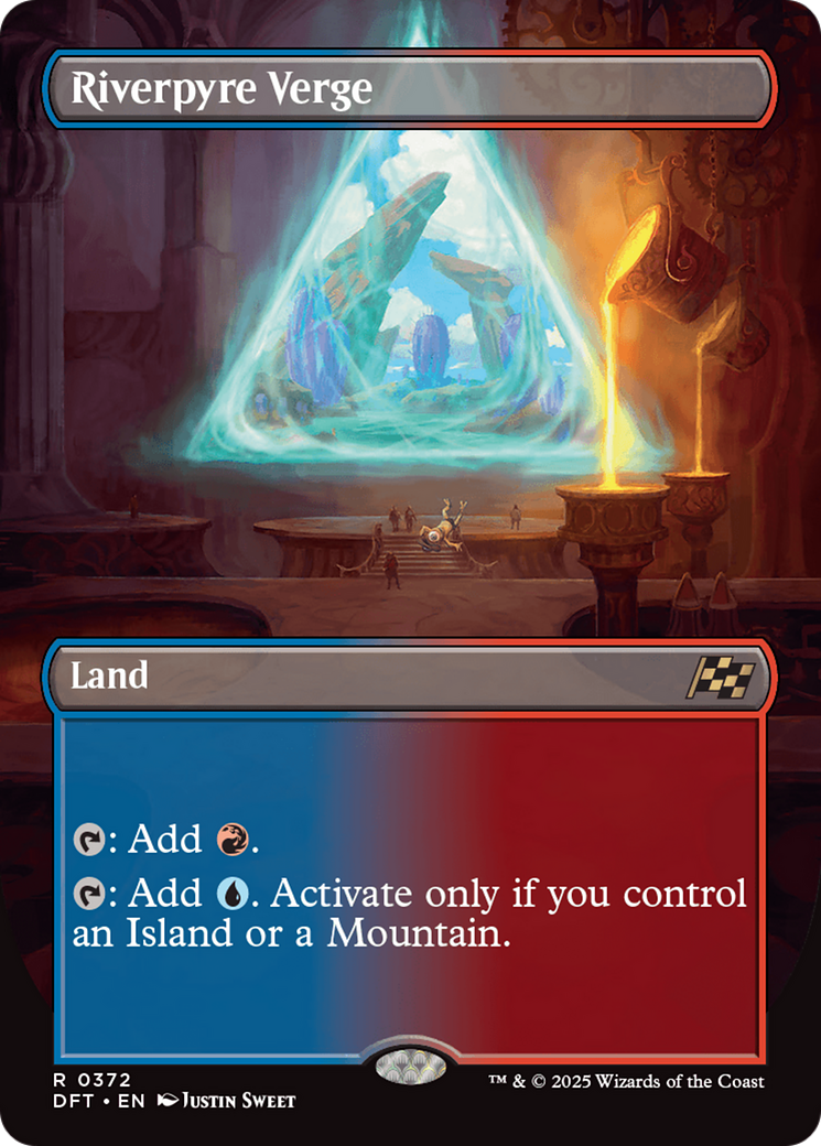 Riverpyre Verge (Borderless) [Aetherdrift] Foil