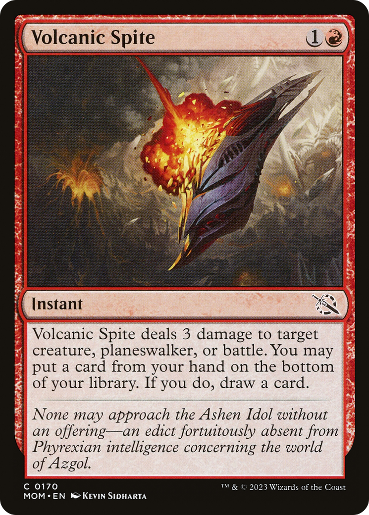 Volcanic Spite [March of the Machine] Foil