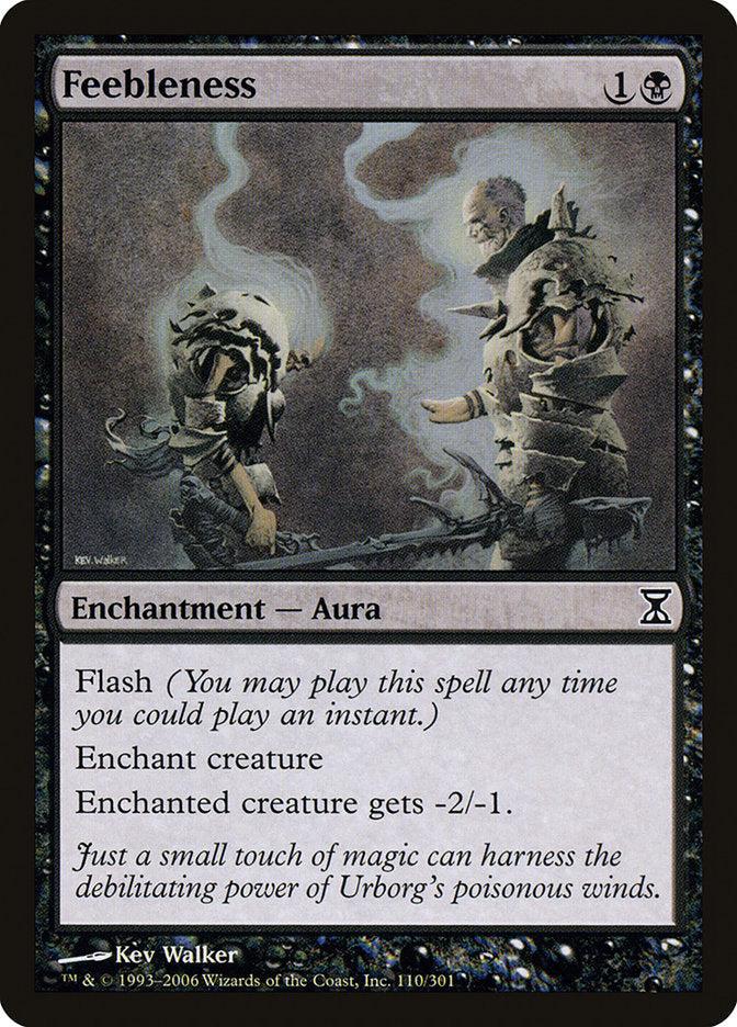 Feebleness [Time Spiral] Foil