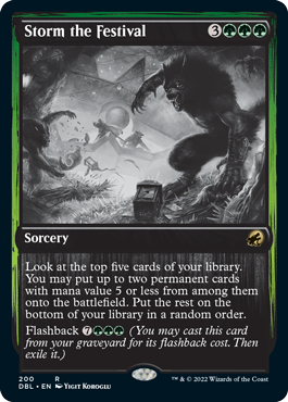 Storm the Festival [Innistrad: Double Feature] Foil