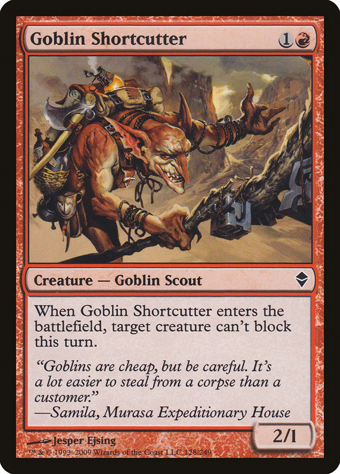 Goblin Shortcutter [Zendikar] Foil