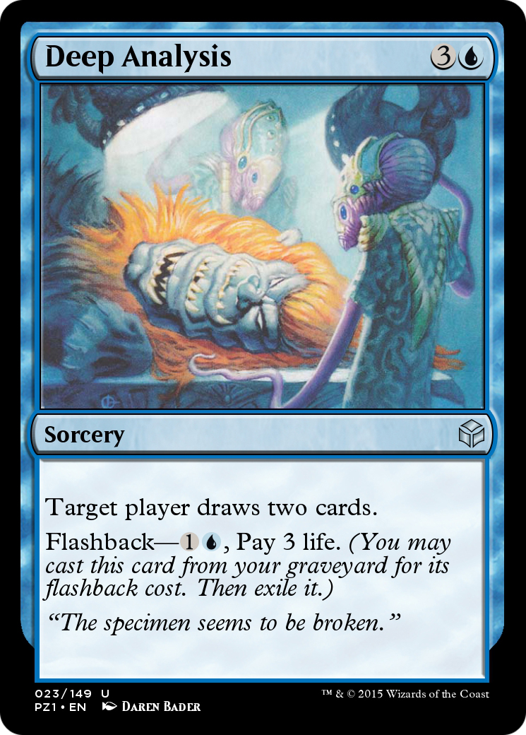 Deep Analysis  [Legendary Cube Prize Pack] Foil