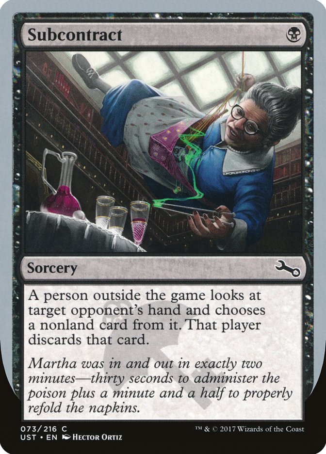 Subcontract [Unstable] Foil