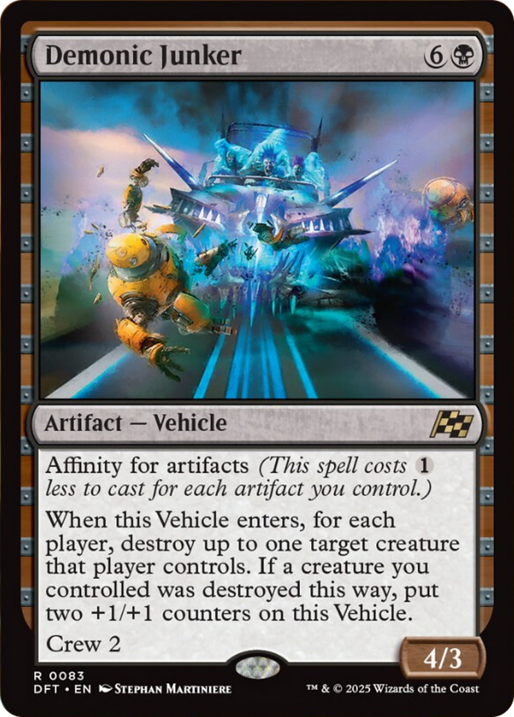 Demonic Junker [Aetherdrift] Foil