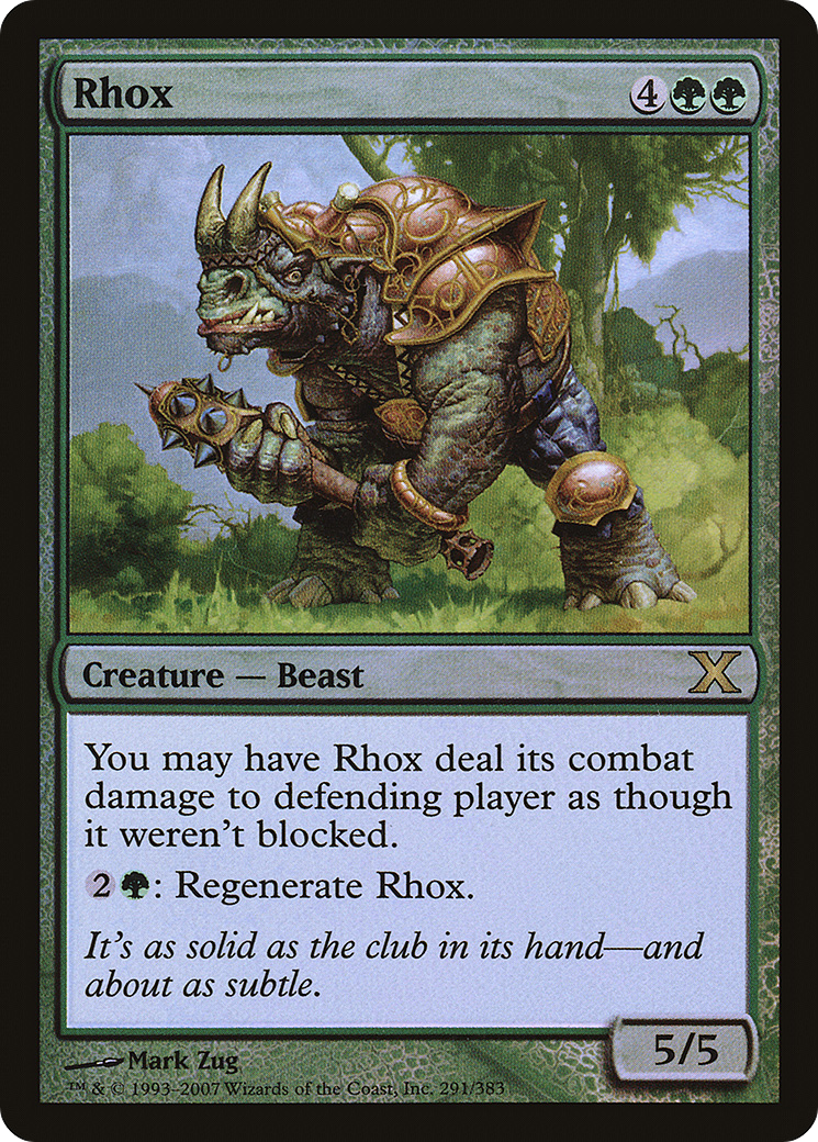 Rhox  [Tenth Edition] Foil