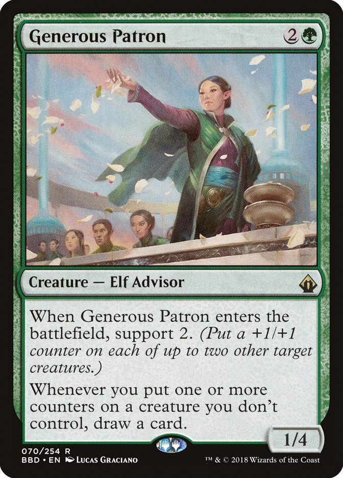 Generous Patron [Battlebond] Foil