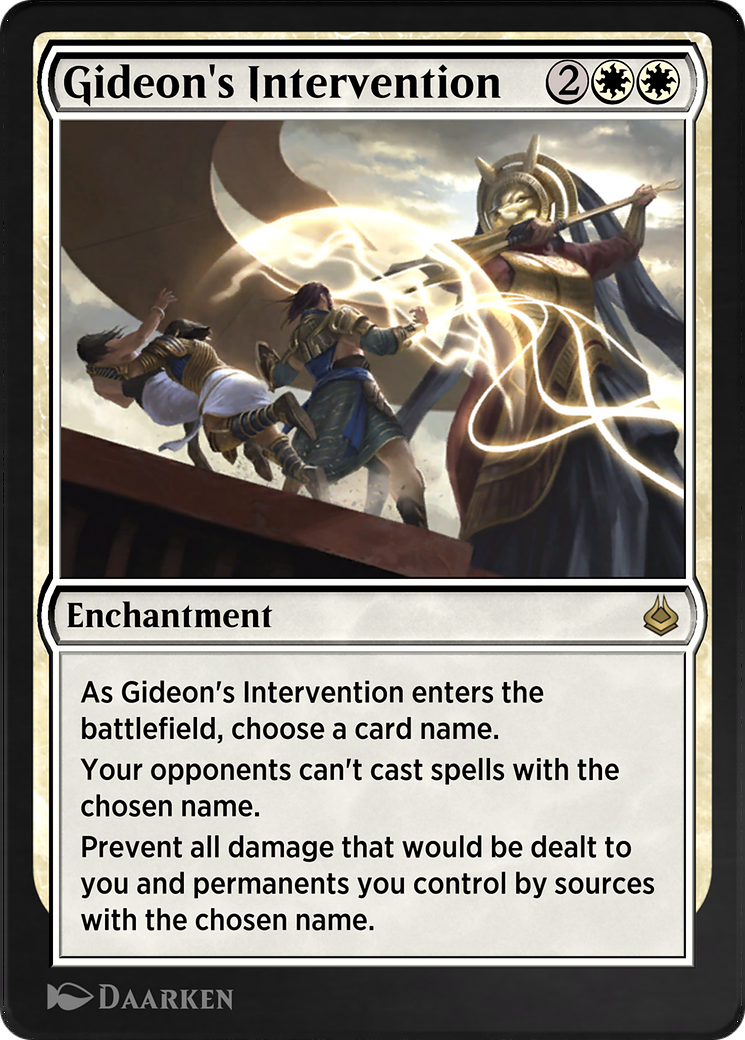 Gideon's Intervention  [Amonkhet Remastered]