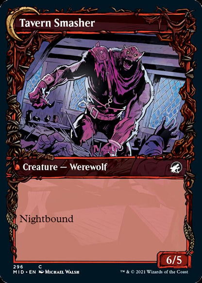 Tavern Ruffian // Tavern Smasher (Showcase Equinox) [Innistrad: Midnight Hunt] Foil