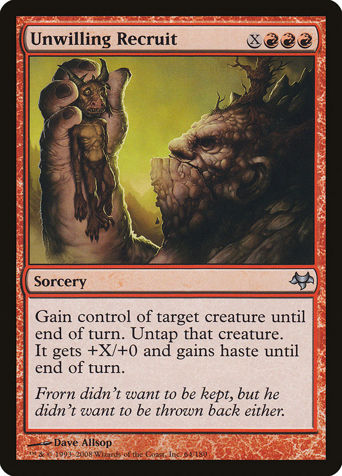 Unwilling Recruit [Eventide] Foil