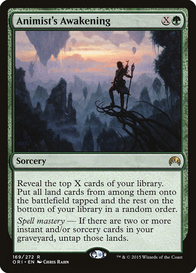 Animist's Awakening [Magic Origins] Foil