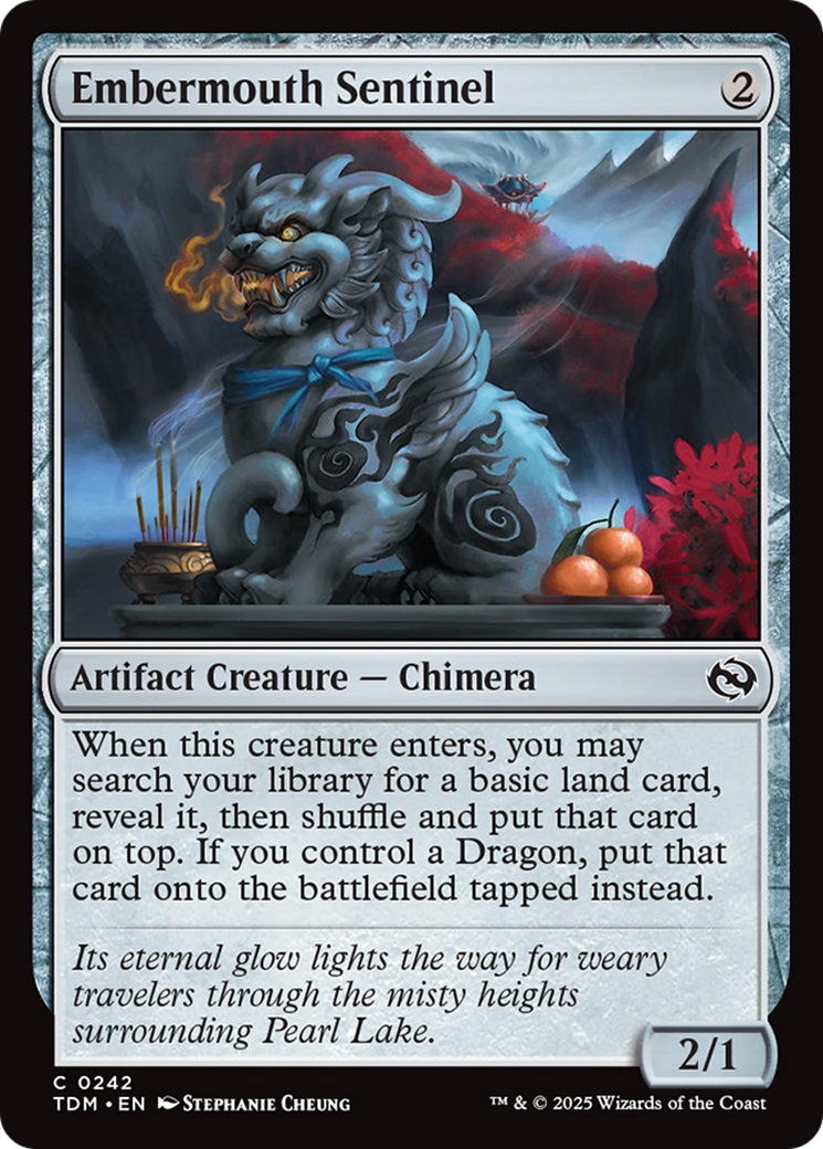 Embermouth Sentinel [Tarkir: Dragonstorm] Foil