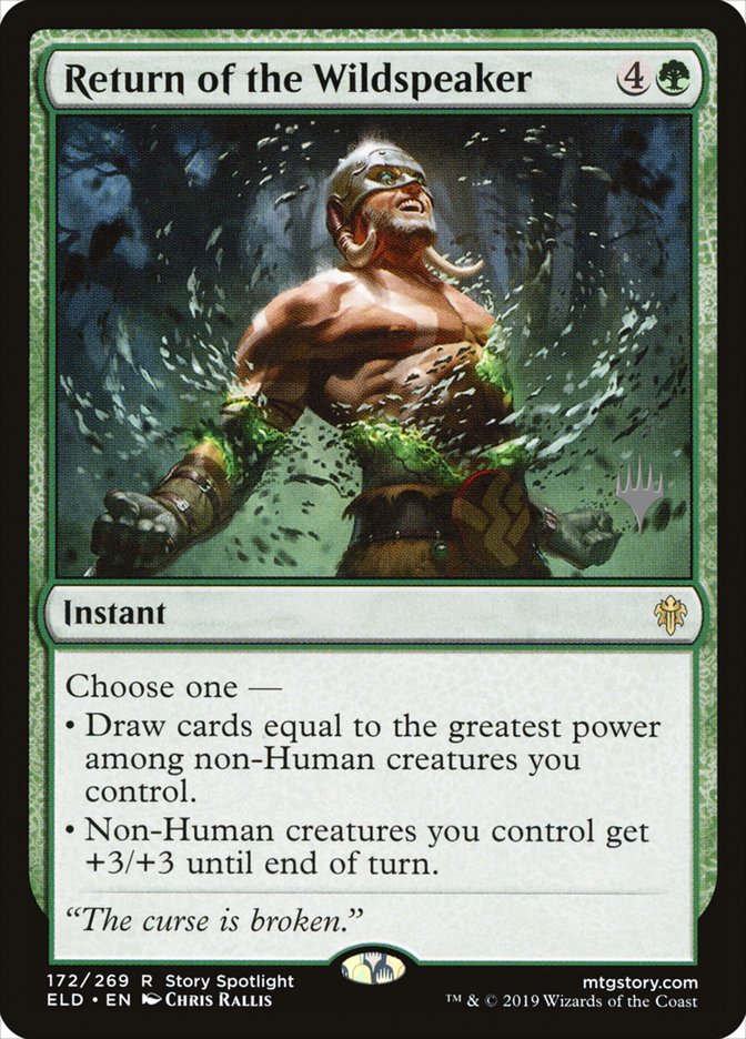 Return of the Wildspeaker (Promo Pack) [Throne of Eldraine Promos] Foil