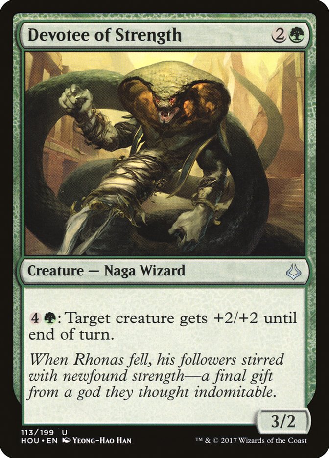 Devotee of Strength [Hour of Devastation] Foil