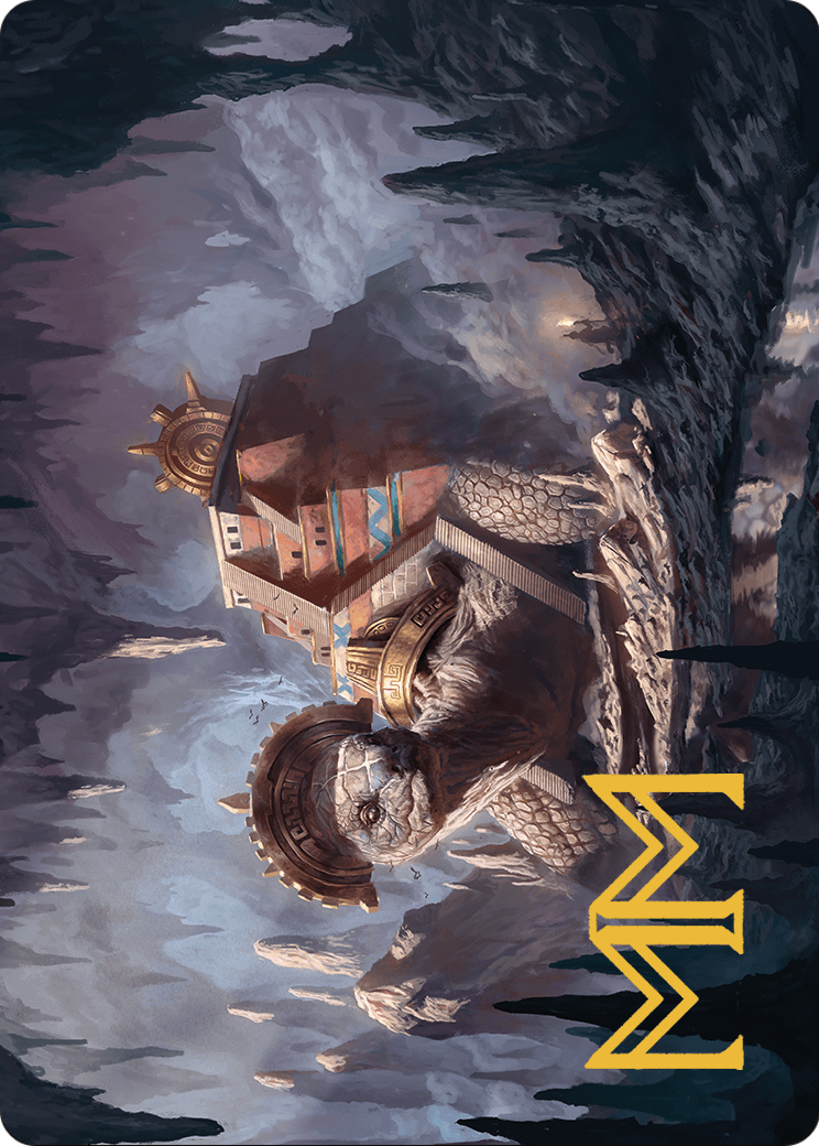 Bedrock Tortoise // Bedrock Tortoise  [The Lost Caverns of Ixalan Art Series] (Borderless)