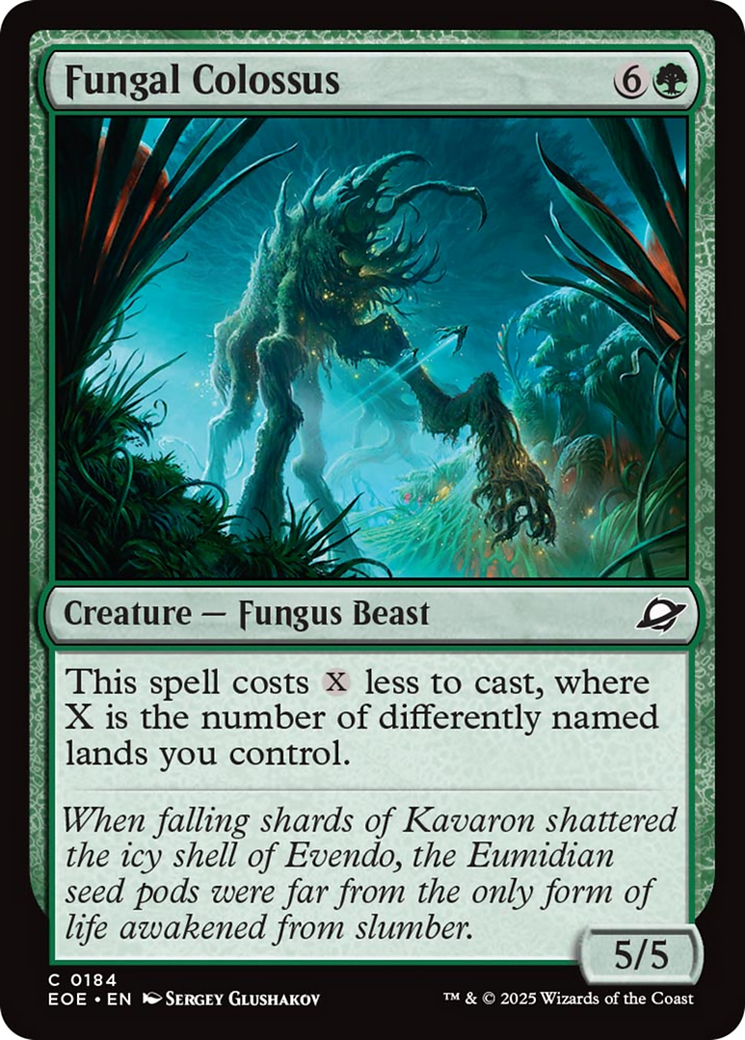 Fungal Colossus [Edge of Eternities] Foil