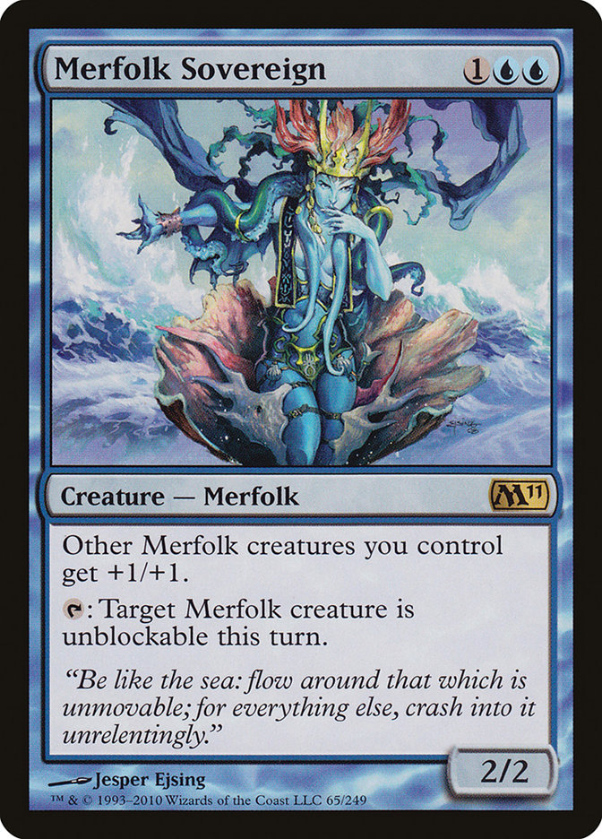 Merfolk Sovereign [Magic 2011] Foil