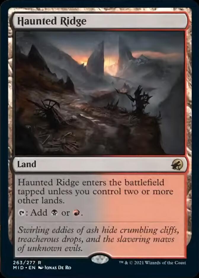Haunted Ridge [Innistrad: Midnight Hunt] Foil