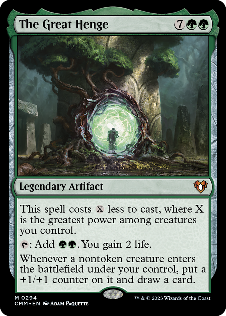 The Great Henge [Commander Masters] Foil