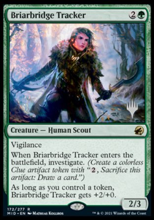 Briarbridge Tracker (Promo Pack) [Innistrad: Midnight Hunt Promos] Foil