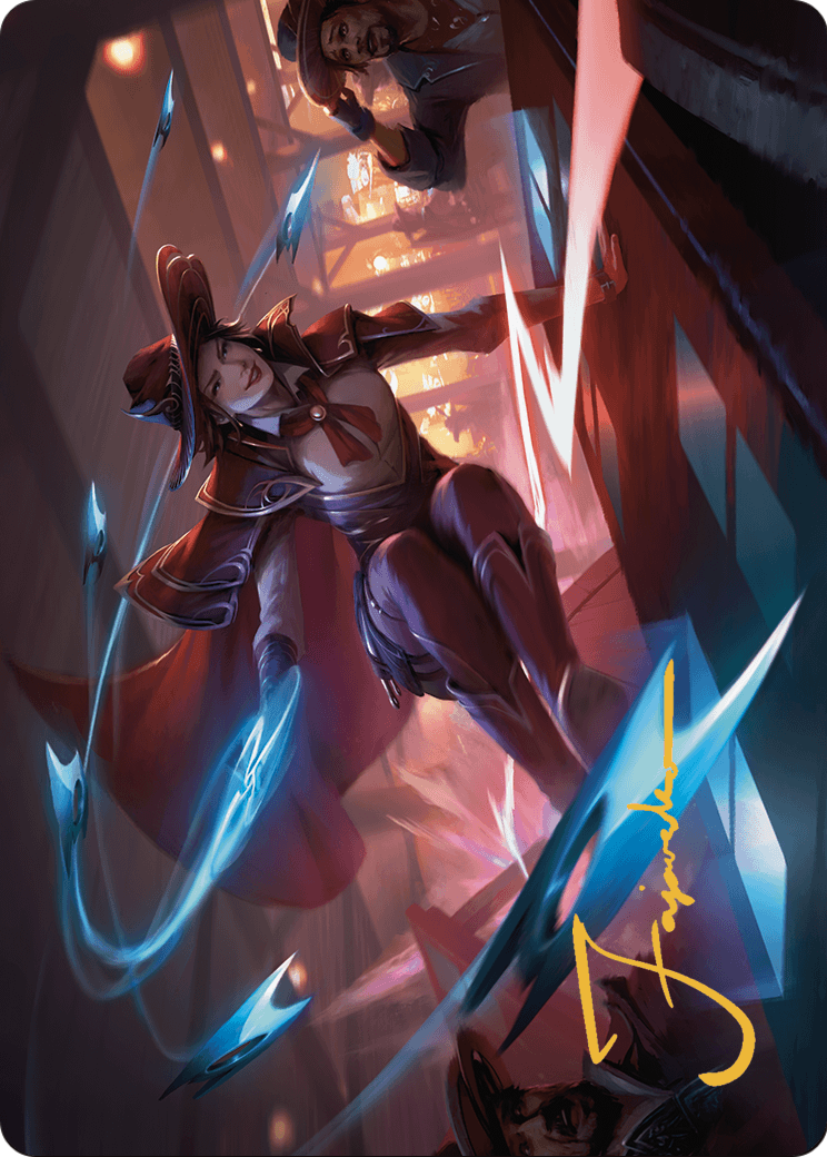 Slick Sequence // Slick Sequence  [Outlaws of Thunder Junction Art Series] (Borderless) Foil