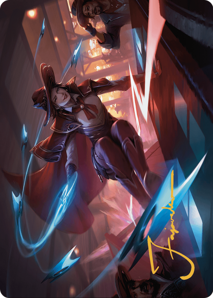 Slick Sequence // Slick Sequence  [Outlaws of Thunder Junction Art Series] (Borderless) Foil