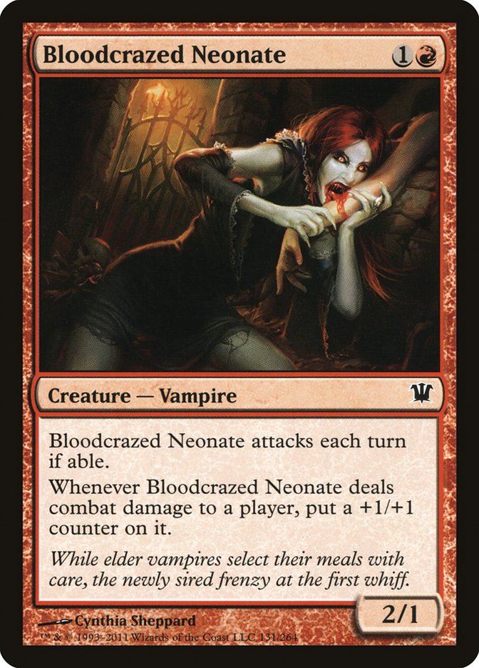 Bloodcrazed Neonate [Innistrad] Foil