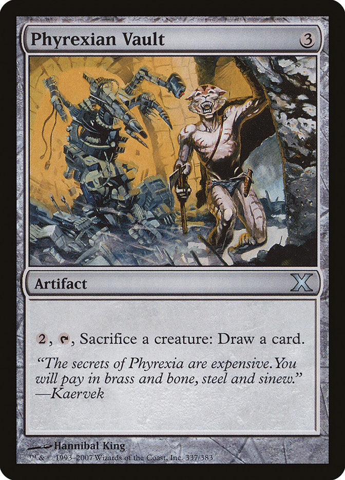 Phyrexian Vault [Tenth Edition] Foil