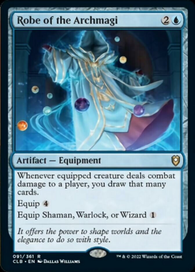 Robe of the Archmagi [Commander Legends: Battle for Baldur's Gate] Foil