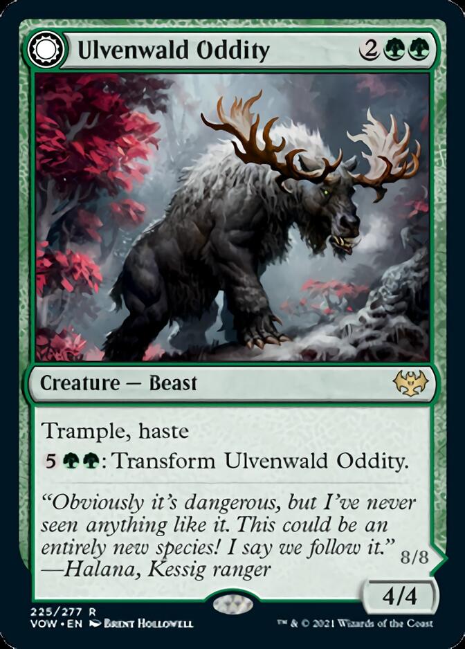 Ulvenwald Oddity // Ulvenwald Behemoth [Innistrad: Crimson Vow] Foil
