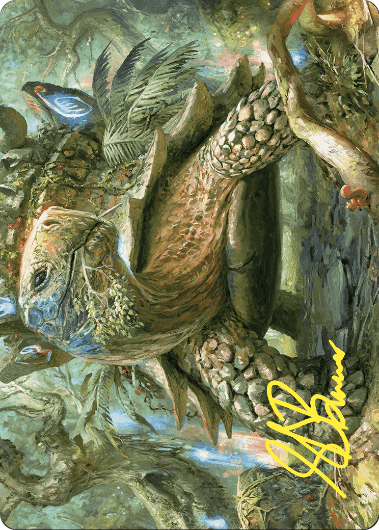 Blossoming Tortoise // Blossoming Tortoise  [Wilds of Eldraine Art Series] (Borderless)