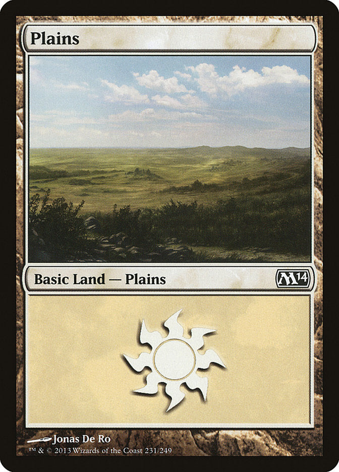Plains (231) [Magic 2014] Foil