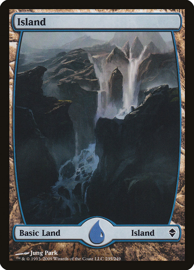 Island (235) [Zendikar] Foil