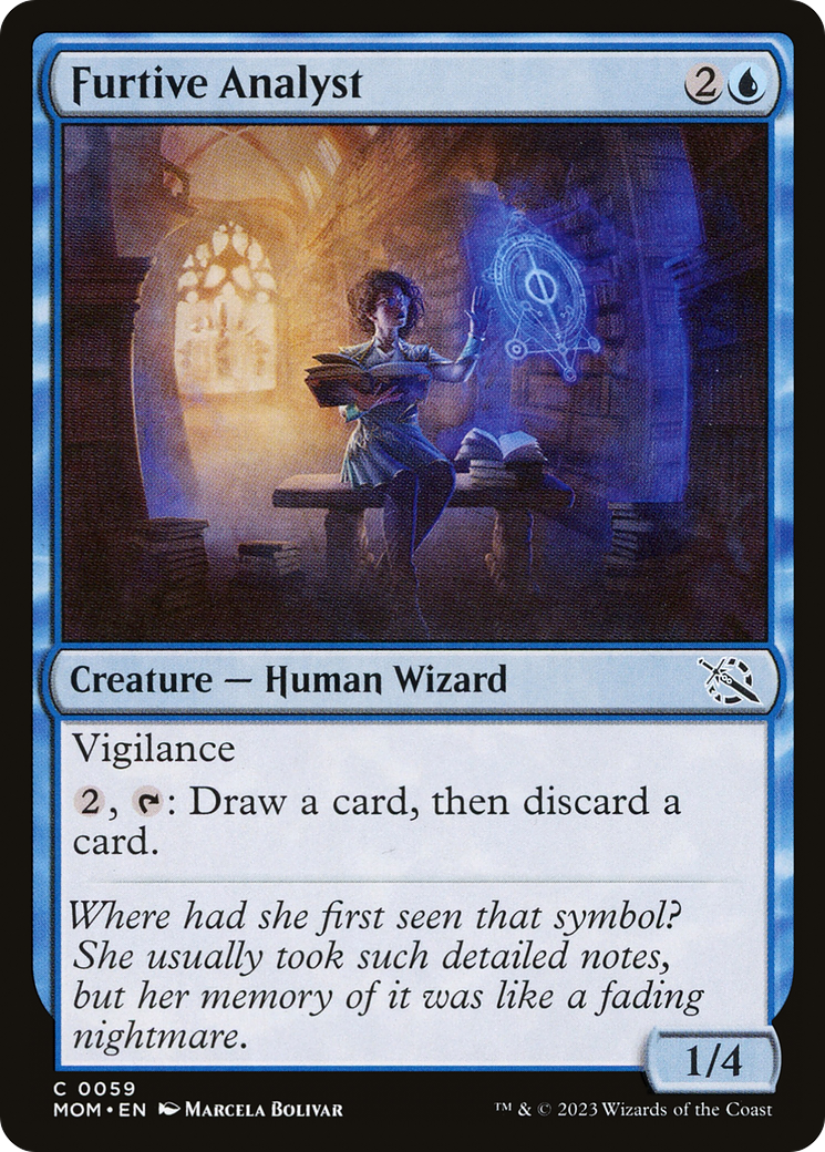 Furtive Analyst [March of the Machine] Foil