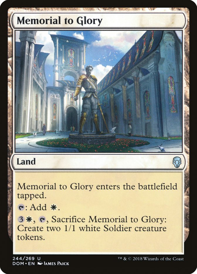 Memorial to Glory [Dominaria] Foil