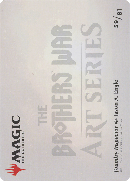 Foundry Inspector // Foundry Inspector  [The Brothers' War Art Series] (Borderless)