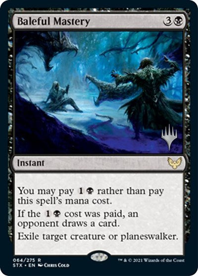 Baleful Mastery (Promo Pack) [Strixhaven: School of Mages Promos] Foil